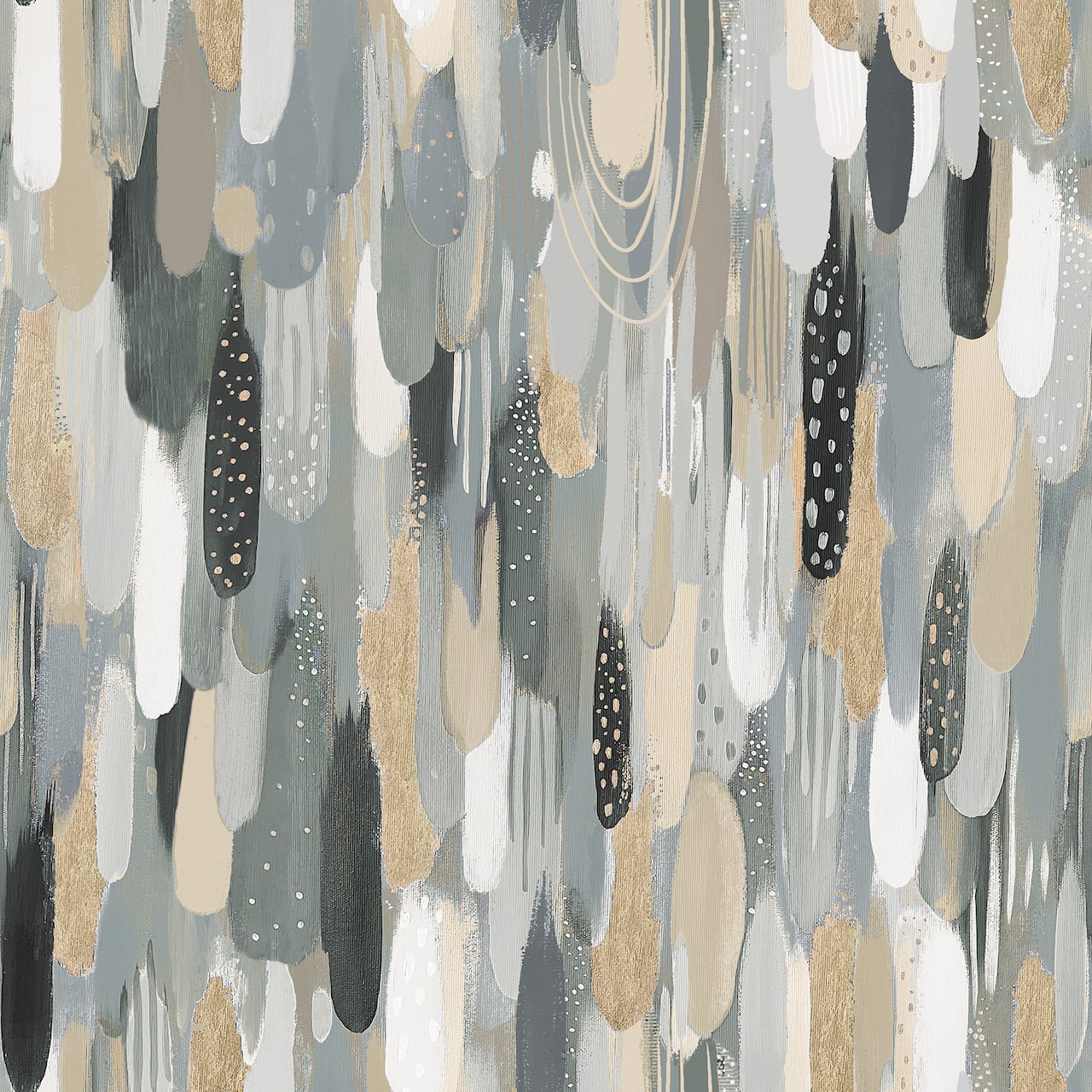RoomMates Neutral Brushstroke Peel & Stick Wallpaper